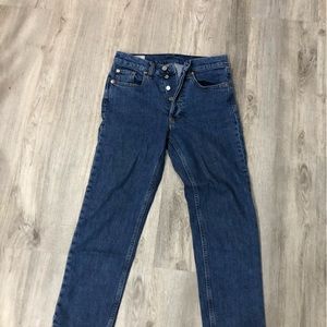 Gap straight ankle jeans